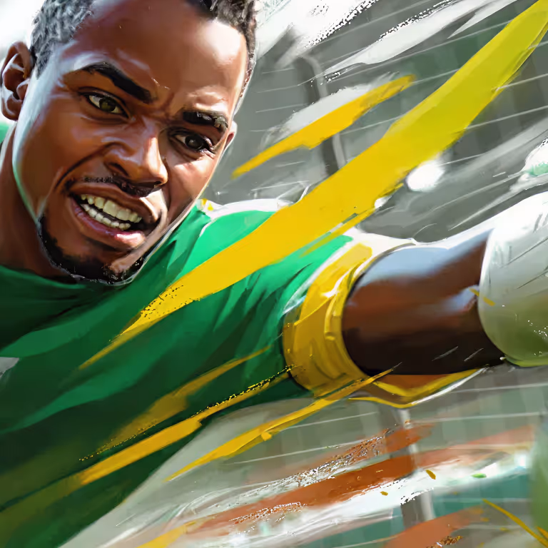 Rainbet Casino displaying poker chips stacked on a glowing green surface.